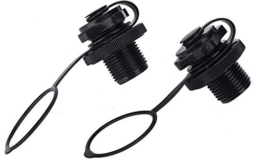 Tapones para colchon Inflable + Akozon Válvulas neumáticas Válvula de Bote Inflable 2 Piezas Tornillo de Repuesto para Bote de Bote Inflable de balsa de Goma Inflable