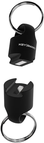 KeySmart MagConnect Pro – Magnetischer Schnellverschluss-Schlüsselanhänger, abnehmbarer Schlüsselring für Autoschlüssel mit Sicherheitsverriegelung, für Damen und Herren (1er-Pack)