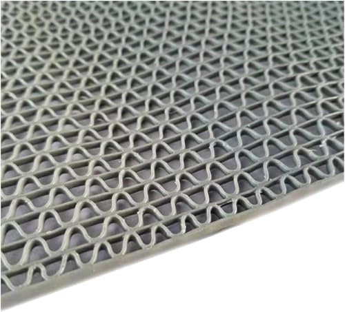 Rutschfeste PVC-Drainagematte, kommerzielle Nassbereiche, Bodenmatte, grau, 3,5 mm dick, wasserdicht, hohl, rutschfeste Matte für Küche oder Badezimmer, Anti-Ermüdungsmatte für Stehpult, rutschfest