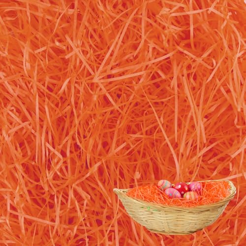 Hierba de Pascua, Hillylolly 200g Papel Relleno Cajas Regalo, Papel Triturado Relleno, Papel Tisu Triturado, Virutas De Papel Para Regalos, Rafia Relleno, para Cesta de Pascua, Decoración de Pascua