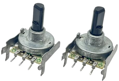 1 st Encoder typ EC16 horisontell 3-stifts 36 positioneringsnummer roterande puls digital potentiometer axellängd 20 mm