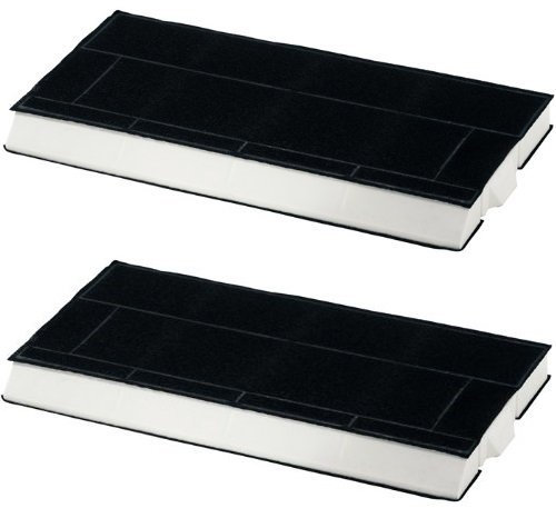 Lot de 2 filtres à charbon actif de rechange - pour filtres anti-odeurs Siemens LZ45501/LZ45500 - pour hottes LI46630 et LI48932