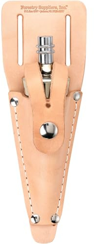 Forestry Suppliers Plumb Bob Sheath, Heavy-Duty Leather Case for 14–18 oz Plumb Bobs