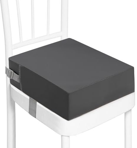 HAWAKA Sitzerhöhung Stuhl Tragbares Boostersitze mit 2 Sicherheits Schnalle Waschbar Sitzerhöhung für Esstisch Baby Booster Sitz Pads Kindersitzkissen