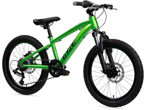 Goetze Sigma MTB Hardtail für Kinder | 20 Zoll Laufrad | 11 Zoll Aluminiumrahmen | 6-Gang Kettenschaltung mit Drehgriff | Scheibenbremsen | Federgabel mit 60 mm Federweg | 90% vormontiert