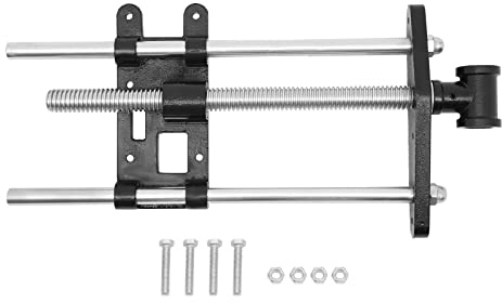 Fyssnn 10.5 & 7 Schraubstock für Werkbank, Tragbar Tischschraubstock aus Schmiedeguss verzinkt Klemmbar, Hobelbank Zange Holzspanner für Holz Metallbearbeitung, DIY Werkzeug Geschenk (10.5)