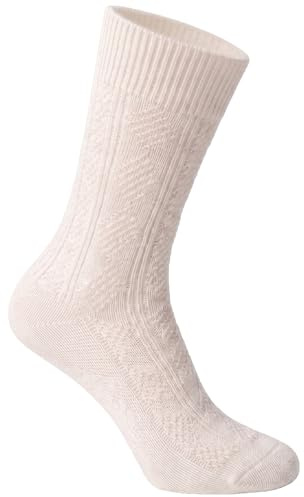 YUN 3 Pairs Women's Natural Pure 100% Wool Traditional Warm Boot Winter Socks