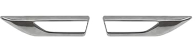OMAC Blinkerrahmen Signalblende Seitenblinker kompatibel mit VW T6 Transporter 2015-2019 Chrom