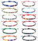 12 Piezas Amistad Pulsera ulseras de Tejidas Ajustables Pulsera Bohemia Colores Cordon Pulseras Pulseras de Amistad para Niña Mujer y Hombre