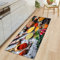 Küchenläufer Gewürze & Tischkultur Teppich Läufer Wasserdicht rutschfest, Teppich Läufer Küchenmatte für Küche Flur Wohnzimmer Schlafzimmer Badezimmer 60 x 180cm