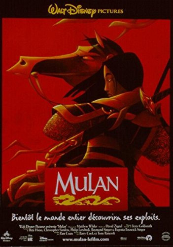 MULAN - Poster cinematografico originale formato grande (160 x 120 cm piegato) Disney