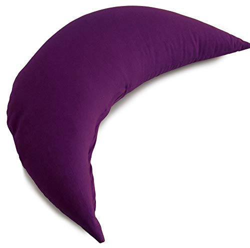 Kräuterkissen Mond ca. 50cm | lila | 8-Kräuter Duftkissen | direkt befüllt