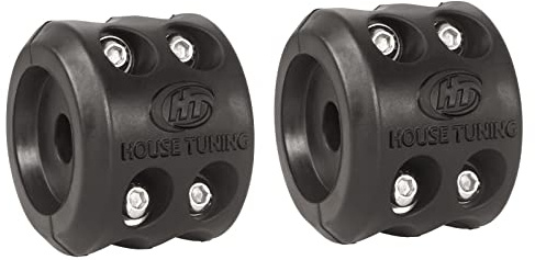 House Tuning Winch Stopper -Pack of 2,Winch Cable Hook Stopper for ATV UTV Synthetic Rope (2 Pack - Black)