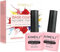 AIMEILI 15ml Base Coat Top Coat UV LED Gel Nagellack Unterlack und Überlack Nägel Gellack Set