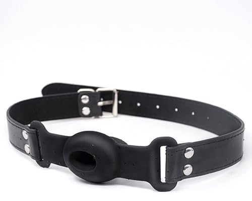 Bondage Masters Bâillon-boule en silicone, bâillon buccal baveur de qualité respirante BDSM