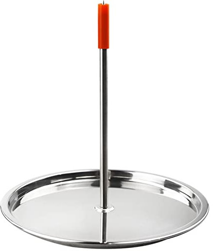 BBQ Vertical Skewer Kebab Stand - Stainless Steel Barbecue Spit Grill, Chicken Rack Roaster for Steak, Fish, Turkey - Grilling Rack Meat Spit