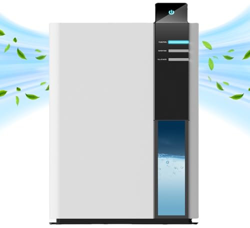 MAHORY Dehumidifiers for Home Damp, 3000ml Interior Dehumidifiers with Low Energy & Ultra Quiet Auto Shut off 4 Colorful LED Smart Dehumidifier for Bedroom, Bathroom, Drying Clothes