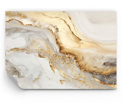 ARTTOR Papier Peint Panoramique en vinyle Premium Sand - Marbre Charme Élégant - 100x70 cm - Revêtement mural décoration Moderne Décoration Wallpaper Muraux Photo Salon Chambre - WF2AA100x70-5730