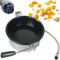 Heissluft Popcornmaschine Zubehör, 230g Popcorntopf, Elektrische Handgekurbelte Popcorn-Herstellerteile ​Topf, Anti-Scorch-Pfanne Einfach zu Säubern, für Mais, Snack(A,2 holes-15mm)