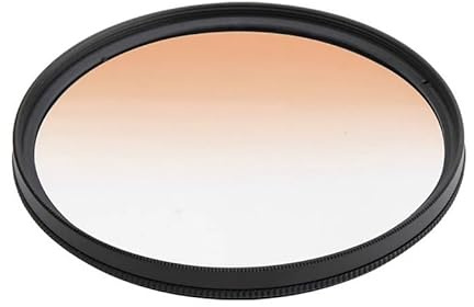 TUOYDJA Filtro UV, Filtro de Efecto Filtro de Lente de Color Degradado Gradual Circular de 30, 37, 40,5, 43, 46, 49, 52, 55, 58, 62, 67, 72, 77 y 82 mm for cámara.(82mm,Grad Orange)