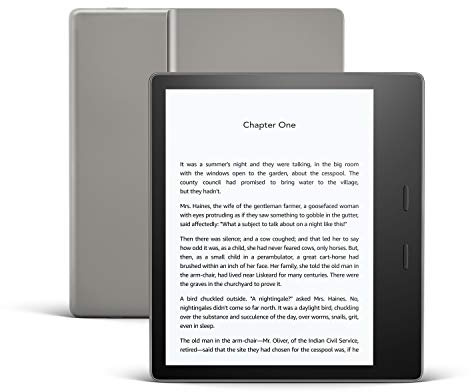 Certified Refurbished Kindle Oasis | Now with adjustable warm light | Waterproof, 32 GB, Wi-Fi | Graphite