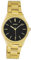 Oozoo Unisex Armbanduhr mit Edelstahl Gliederarmband 34 MM Goldfarben/Schwarz C10528