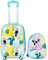RELAX4LIFE Kinderkoffer mit Rollen, 2 TLG Kinder Kofferset, Koffer(16 inch) + Rucksack(12 inch), Reisekoffer für Kinder, Kindergepäck, Reisegepäck, Kindertrolley, Hartschalenkoffer (Modell2)