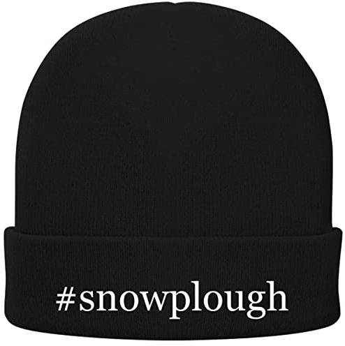 #Snowplough - Hashtag Soft Adult Beanie Cap, Black, One Size