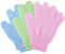 6 Pezzi Guanto esfoliante corpo | Guanto scrub corpo | Exfoliating gloves | Guanti esfolianti | Guanti da doccia per il bagno Esfolia e rivitalizza la pelle - Rosso, Blu, Bianco