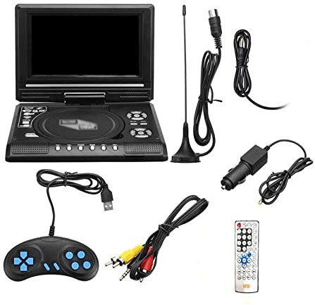 7.8 Pouces 16:9 écran Large 270 ° écran LCD Rotatif Maison Voiture TV Lecteur DVD Portable VCD MP3 visionneuse avec Fonction de Jeu - DVD Portable