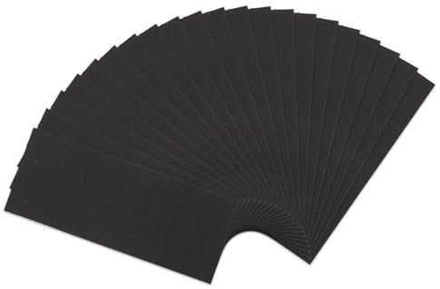 HJZHII Juego de 21 papel de lija para 2000, en húmedo y seco, 23 x 9,3 cm, para madera, metal, coche, cristal, paredes lacadas (2000)