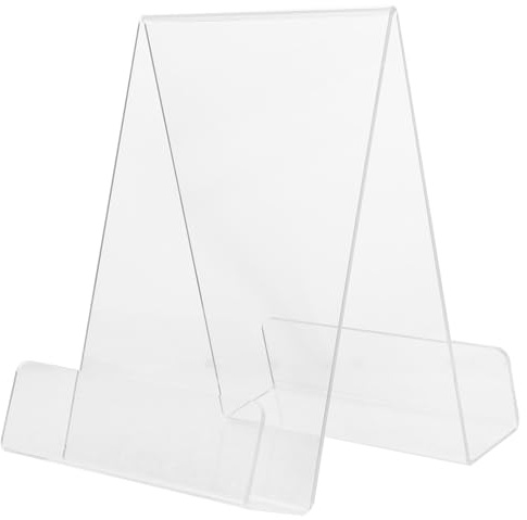 SEWACC Étagère de Rangement pour Bibliothèque Moderne Présentoir à Livres et Gain de Place Transparent en Acrylique ou Librairie