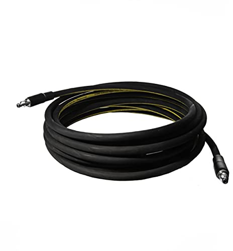 AVA 20m Steel Reinforced Extension Hose, P30-P90, Pressure Washer Replacement Hose, Male & Female Quick Connector, Fast Click Connect & Release System, Fits Bosch Aquatak