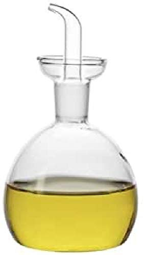 imf Aceitera-Vinagrera Redonda Antigoteo, Glass, Multicolor, 250 ml
