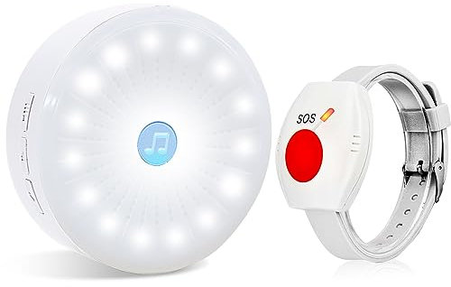 Panic Button Linked To Phone,Wrist Alarm For Elderly,Wifi Panic Button,Personal Alarms For Elderly 200m (No WiFi 1-1)