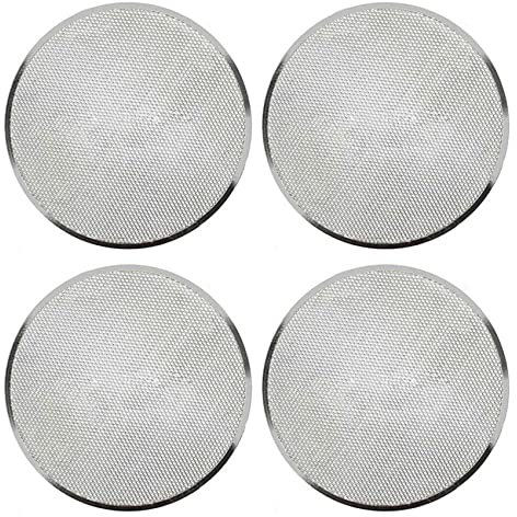 Evarbuild Lot de 4 plaques de cuisson rondes professionnelles en antiadhésive pour four à pizza 30,5 cm
