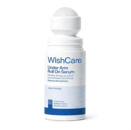 WishCare Underarm Roll On Serum- Roll On Deo for Women & Men- 0% Alcohol & Long Lasting Aqua Fragrance - 50ml