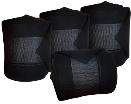 Perfeclan 4 Uds. Vendas para Patas de Caballo, Protectores para piernas, cómodas Carreras de equitación, Ganado al Aire Libre, protección para Patas de Caballo,