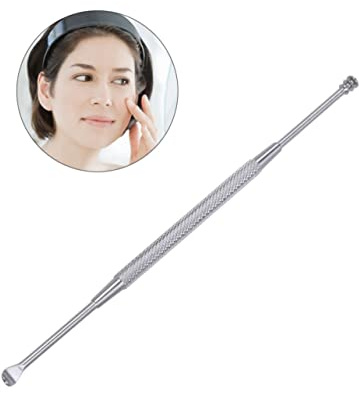 Cuchara De Oreja De Metal Herramientas De Limpieza Legra De Oreja Cureta De Cerumen Buscador De Venas Púa De Oreja De Acero Inoxidable Selección De Oreja Portátil Oído Orejera