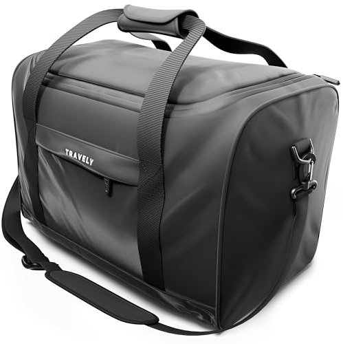 Travely Handgepäck Tasche 40x20x25 - Weekender Bag passend für ryanair handgepäck 40x20x25 - Vielseitig Einsetzbar - Handgepäck Koffer Ersatz - Handgepäck Tasche für Flugzeug - Weekender