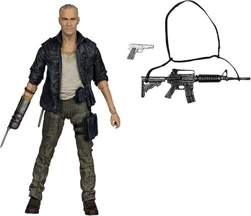 Bizak McFarlane The Walking Dead Figurine articulée Merle Dixon de 12 cm, 20 Points d'articulation pour Poser avec Accessoires et Marque-Pages, pour collectionneurs et Fans (64384343)
