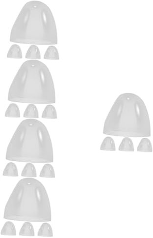 Cabilock 20pièces Couvercles De Bouteilles De Lait Transparentes Lot De Bouchons Réutilisables Pour Biberons Accessoires Pratiques Et Étanches Pour Allaitement Et Voyage