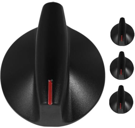 Gadpiparty 1 Set Interruttore Del Fornello A Gas Coperchi Piani Cottura Per Bruciatori A Gas Interruttore A Della Stufa A Gas Del Fornello A Gas Plastica Black 2 Paia