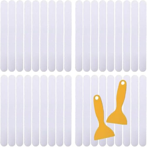36pcs Non-Slip Strip Stickers, Anti Slip Grip Stickers Non Slip Strips Pad Bathtub Flooring Safety Tape Mat for Bath Shower (20mm * 200mm)