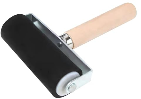 Rullo di per Inchiostro | Rullo per Pittura da Artigianato con Manico in Legno - Applicatore per Inchiostro, Strumento per Timbratura per Incisione Scrapbooking Carta Artistica Pittura