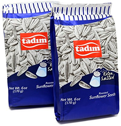 Tadim Sunflower Seeds 170 Gr / 6 Oz (Extra Salted, Pack of 2)