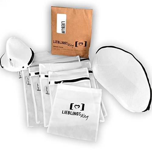 Wäschenetz für Waschmaschine im Set, 7 Stück