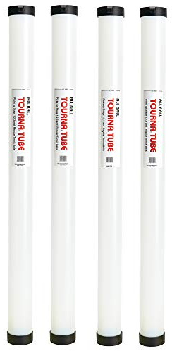 Tourna All Ball Universal Ball Pickup for Tennis, Pickleball, and All Kids Transition Balls - 4 Pack, White