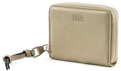 FREDsBRUDER Bloomfield Geldbörse Leder 11 cm, Good Grey, Einheitsgröße