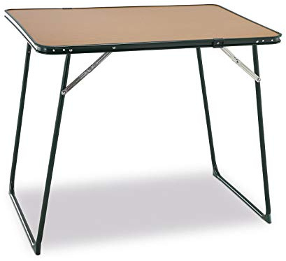 SOLENNY Mesa Plegable Multiusos para Jardín o Playa Tablero Durolac Madera de Alta Intensidad 80x60 cm para 2-4 Personas Color Madera y Verde Tejido lavable y Pies Estabilizadores para Mayor Seguridad